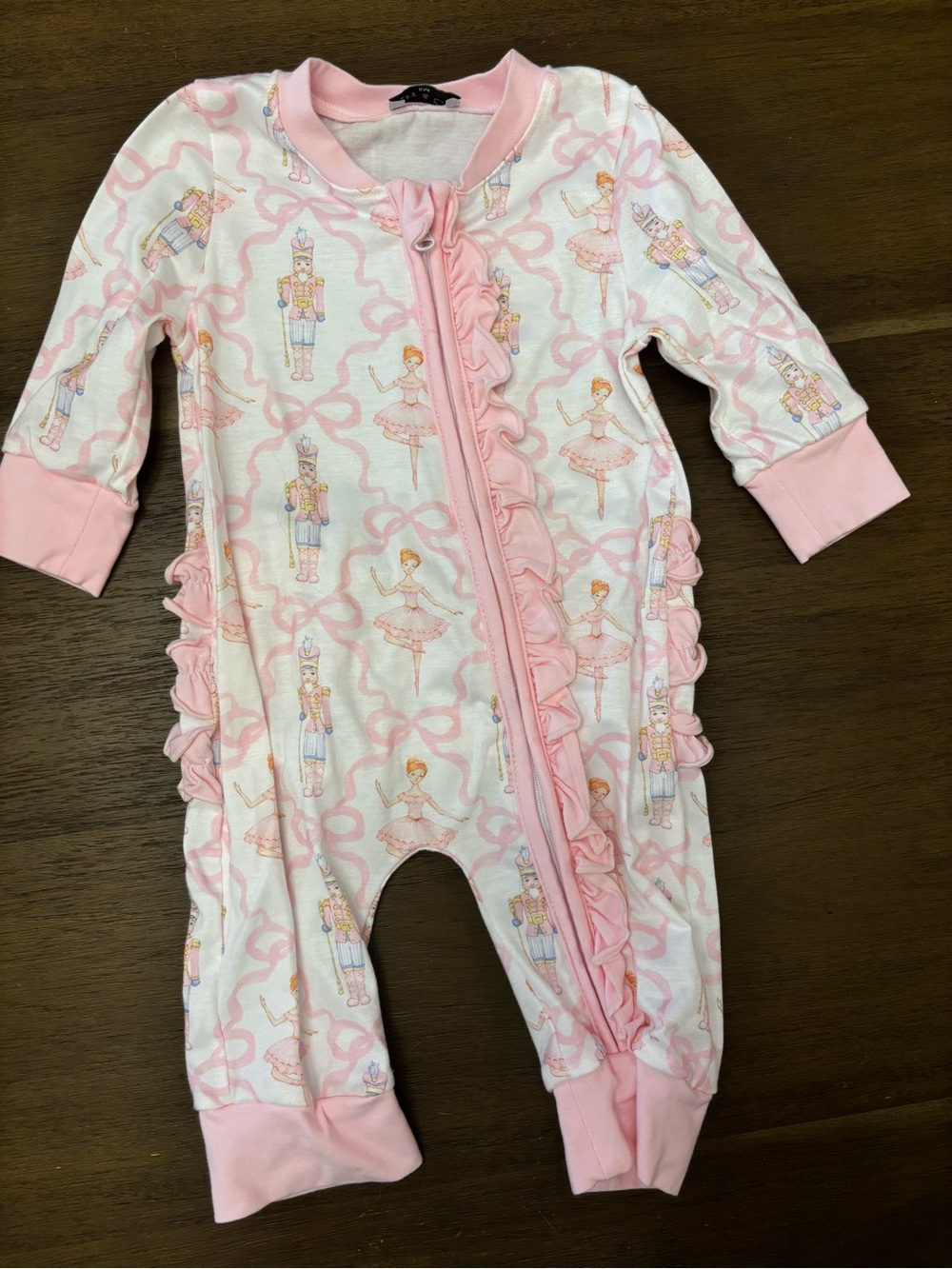 Pink Ballerina & Nutcracker Ruffle Pajamas
